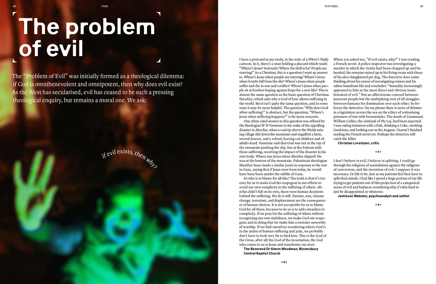 The Problem of Evil, Autumn 2024
