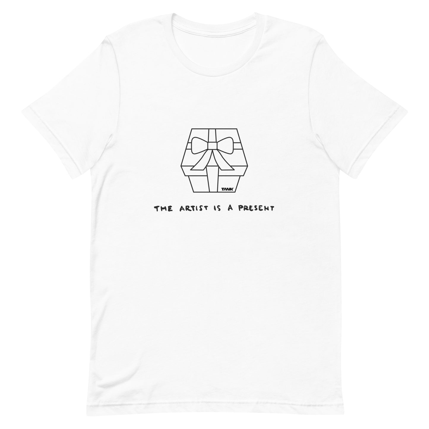 The Artist is a Present Unisex t-shirt