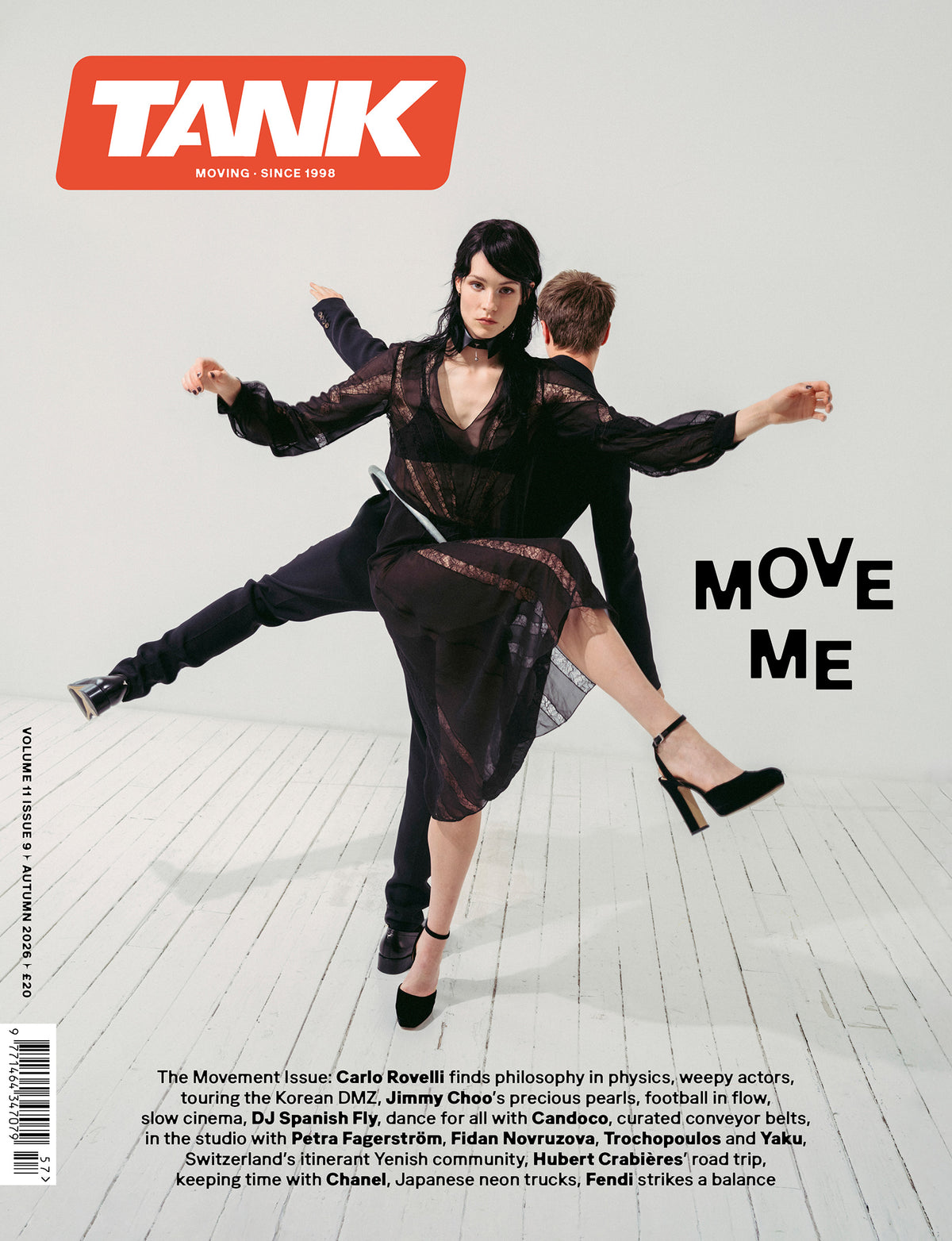 Front cover of TANK No. 108, Autumn 2026, Movement issue.
